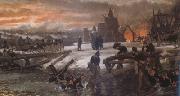 Crossing of the River Berizina 1812 (mk23) Alma-Tadema, Sir Lawrence